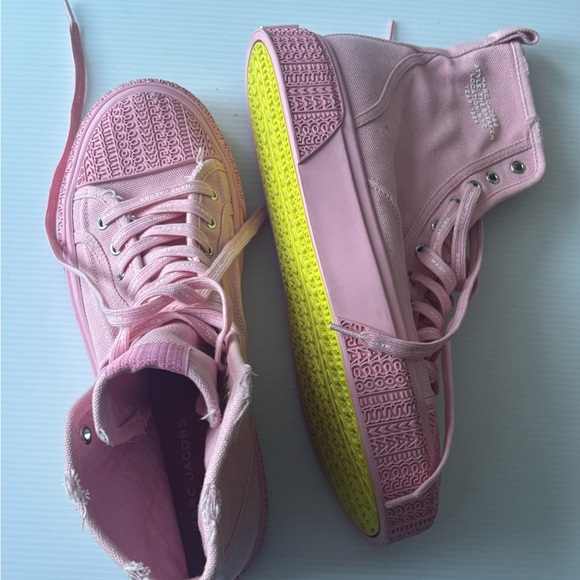 New Marc Jacobs The High Top Sneaker Women’s 41 EU / 11 US - Picture 9 of 16